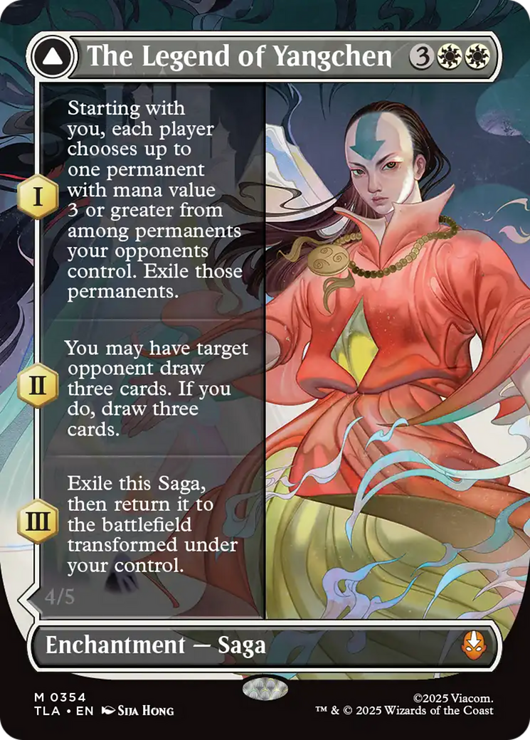 The Legend of Yangchen (Borderless) [Avatar: The Last Airbender] [Foil]