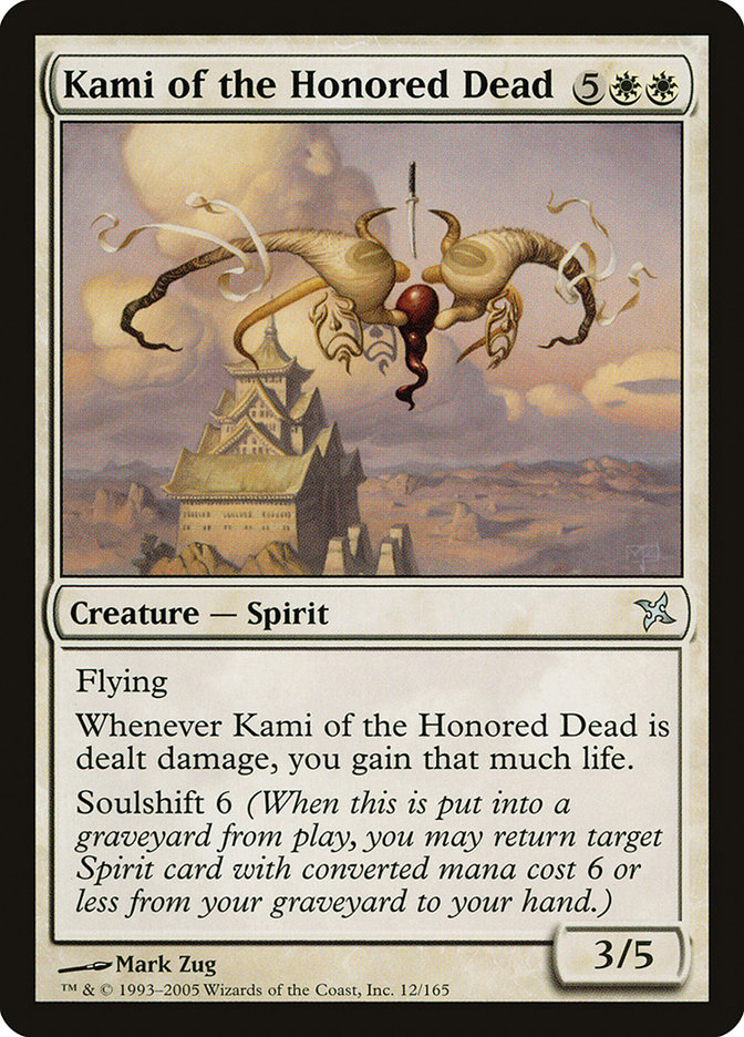 Kami of the Honored Dead [Betrayers of Kamigawa] [Foil]