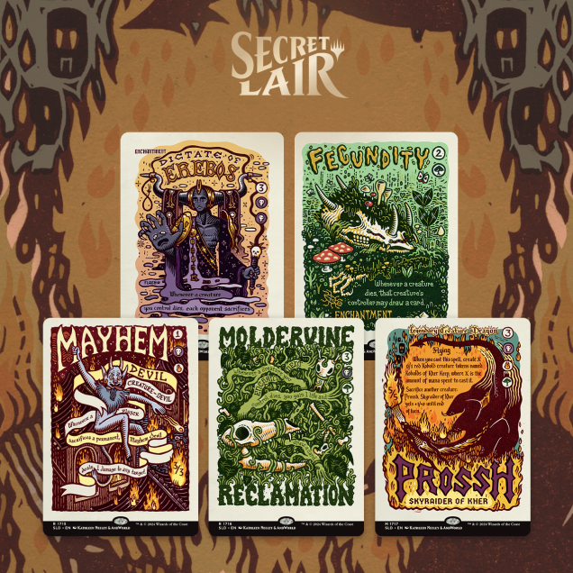 Secret Lair "Prints of Darkness" Non-Foil