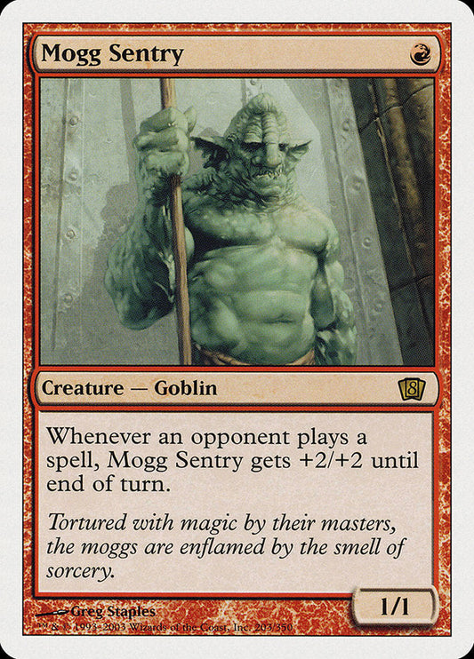 Mogg Sentry [Eighth Edition] [Foil]