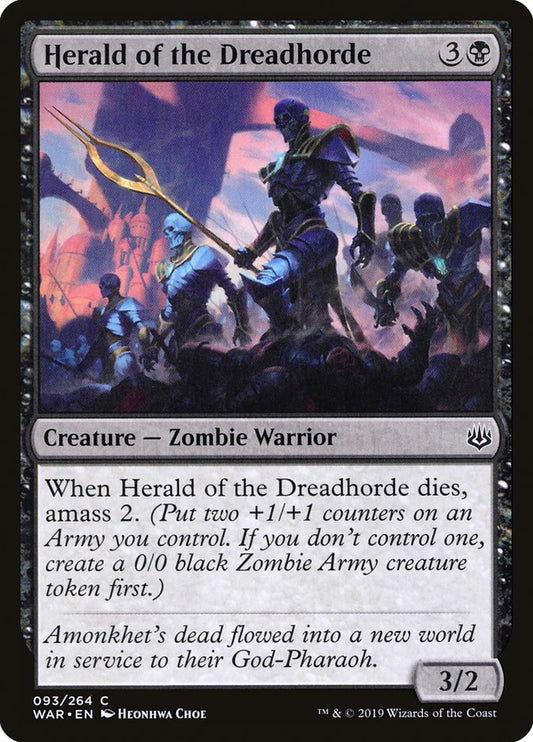 Herald of the Dreadhorde [War of the Spark] [Foil]