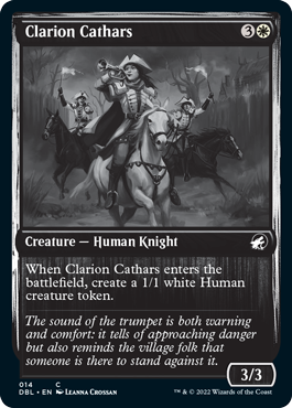 Clarion Cathars [Innistrad: Double Feature] [Foil]