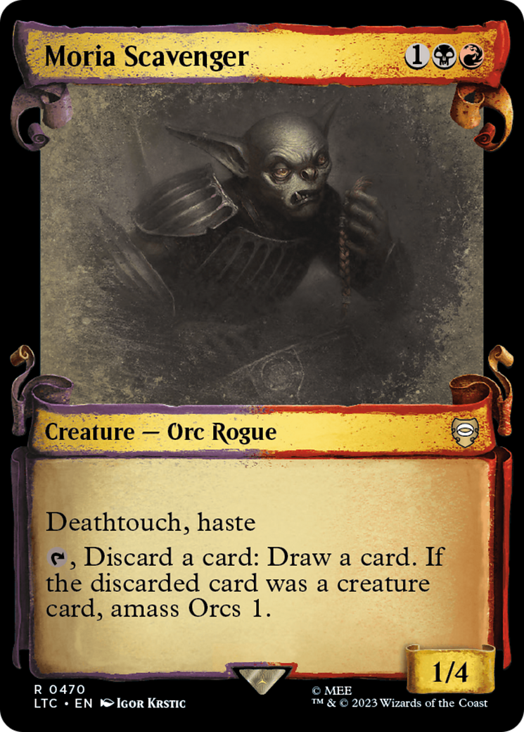 Moria Scavenger [The Lord of the Rings: Tales of Middle-Earth Commander Showcase Scrolls] [Foil]
