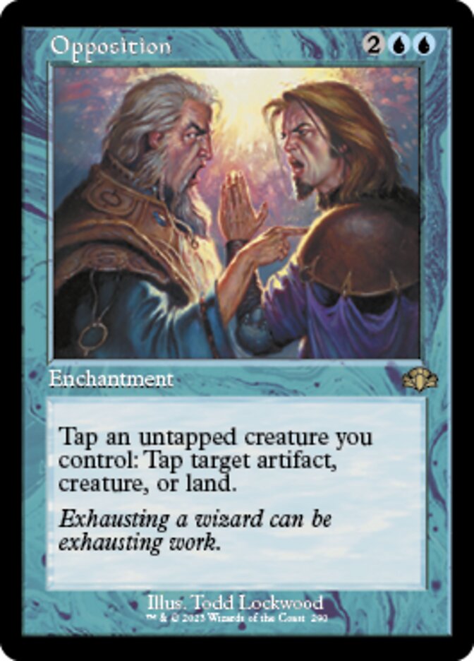 Opposition (Retro) [Dominaria Remastered] [Foil]