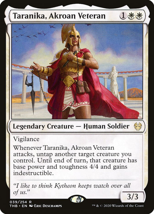 Taranika, Akroan Veteran [Theros Beyond Death] [Foil]