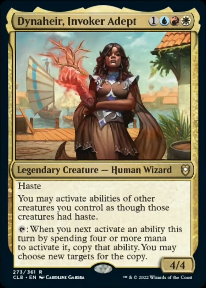 Dynaheir, Invoker Adept [Commander Legends: Battle for Baldur's Gate] [Foil]
