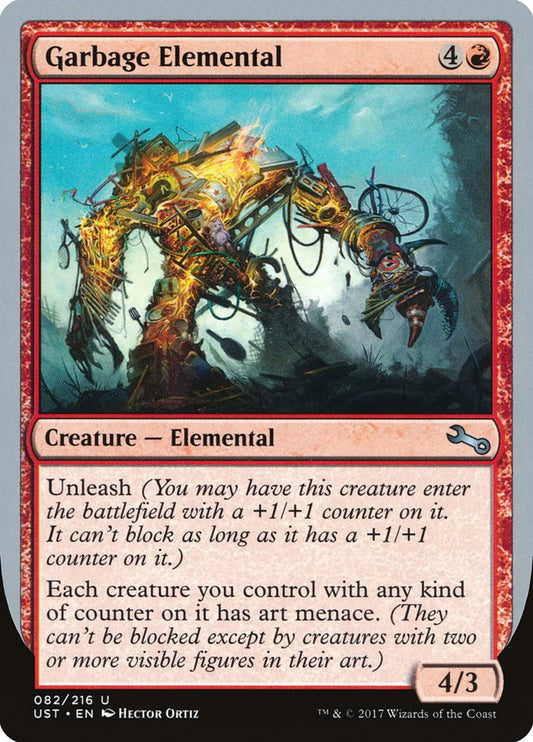 Garbage Elemental (4/3 Creature) [Unstable] [Foil]