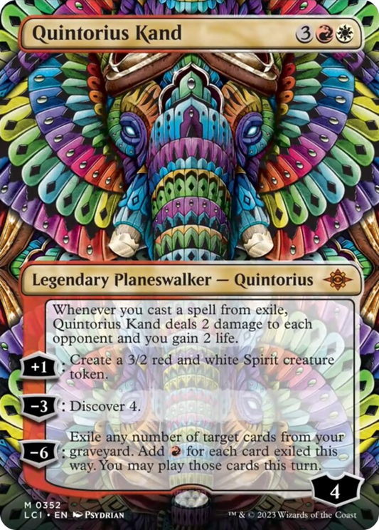 Quintorius Kand (0352) (Borderless) [The Lost Caverns of Ixalan] [Foil]