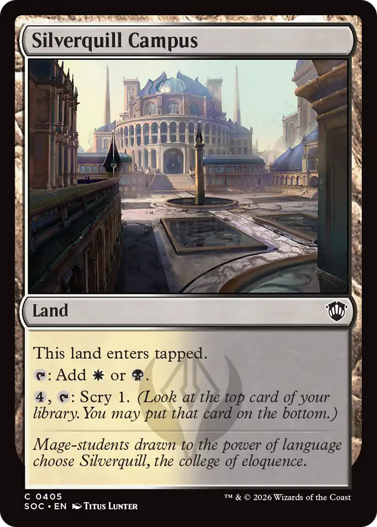 Silverquill Campus [Secrets of Strixhaven Commander] [Foil]