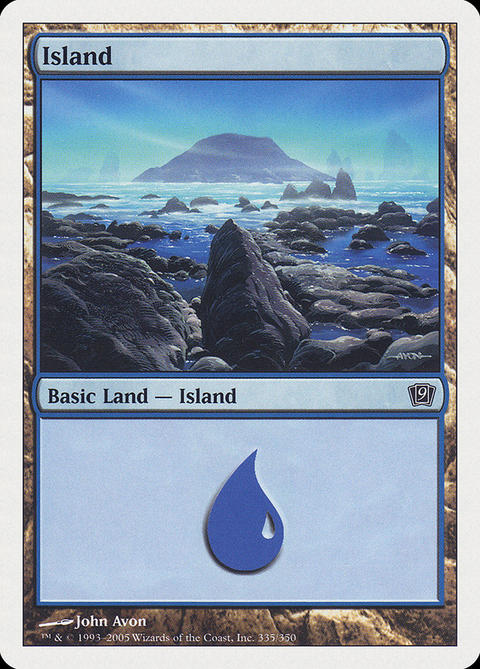 Island (335) [Ninth Edition] [Foil]