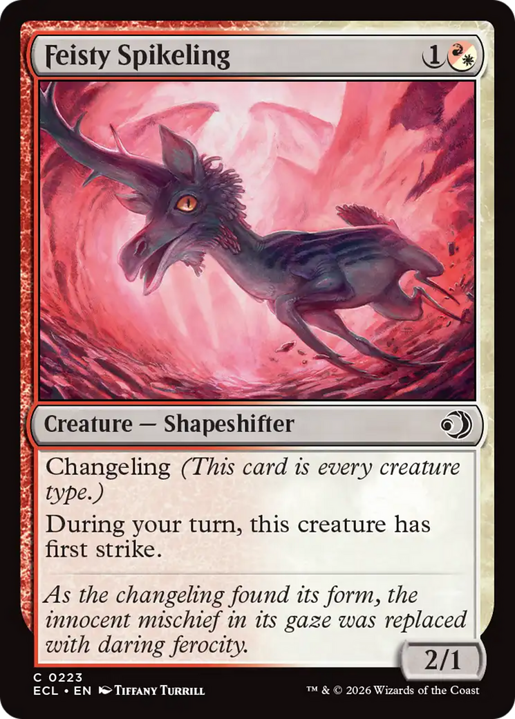 Feisty Spikeling [Lorwyn Eclipsed] [Foil]