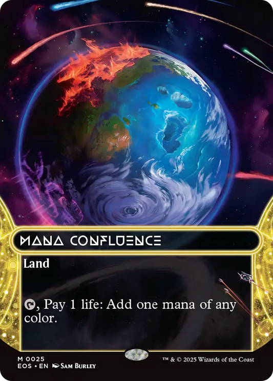 Mana Confluence (0025) (Borderless) [Edge of Eternities: Stellar Sights] [Foil]