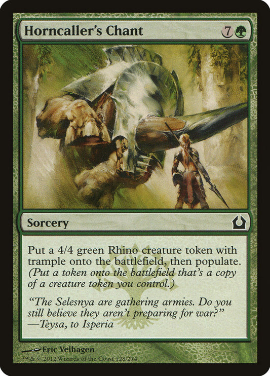 Horncaller's Chant [Return to Ravnica] [Foil]