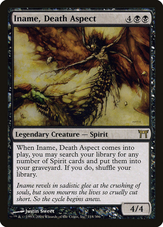 Iname, Death Aspect [Champions of Kamigawa] [Foil]