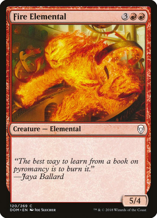 Fire Elemental [Dominaria] [Foil]