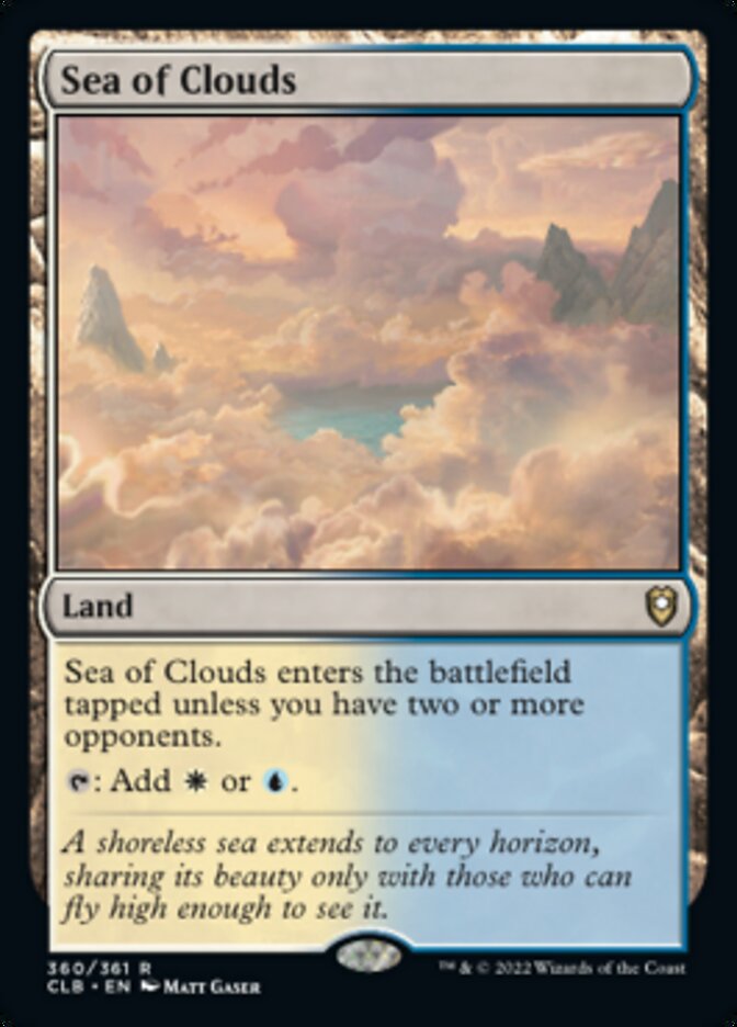 Sea of Clouds [Commander Legends: Battle for Baldur's Gate] [Foil]