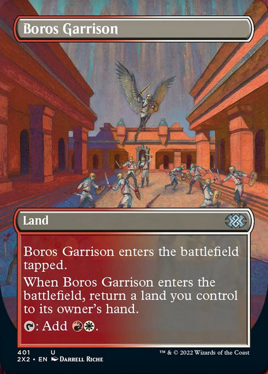 Boros Garrison (Borderless Alternate Art) [Double Masters 2022] [Foil]