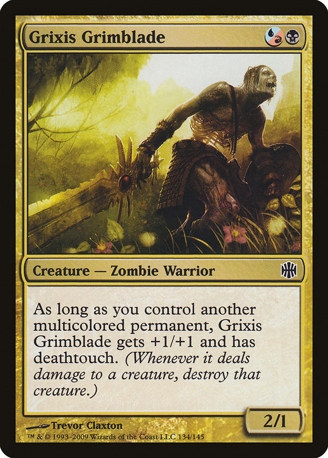 Grixis Grimblade [Alara Reborn] [Foil]