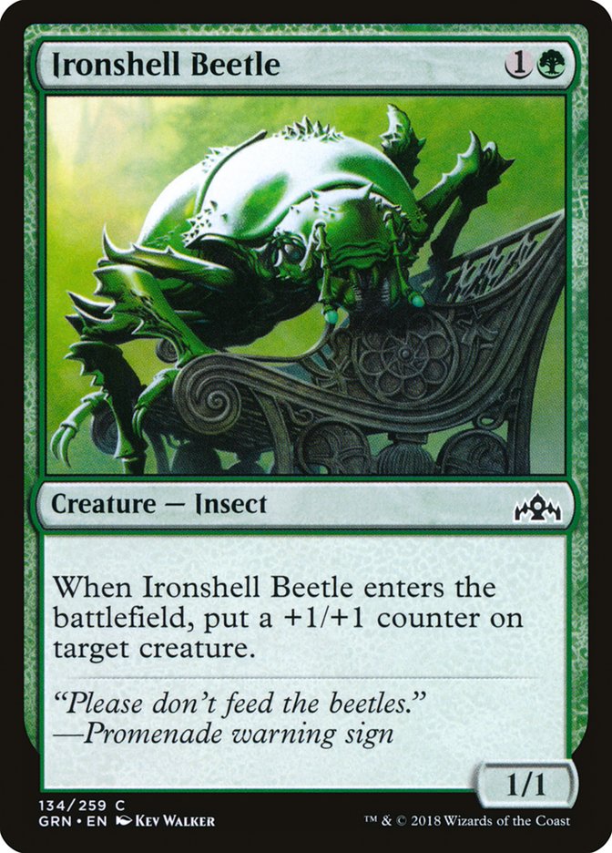 Ironshell Beetle [Guilds of Ravnica] [Foil]