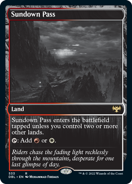 Sundown Pass [Innistrad: Double Feature] [Foil]