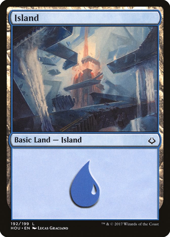 Island (192) [Hour of Devastation] [Foil]