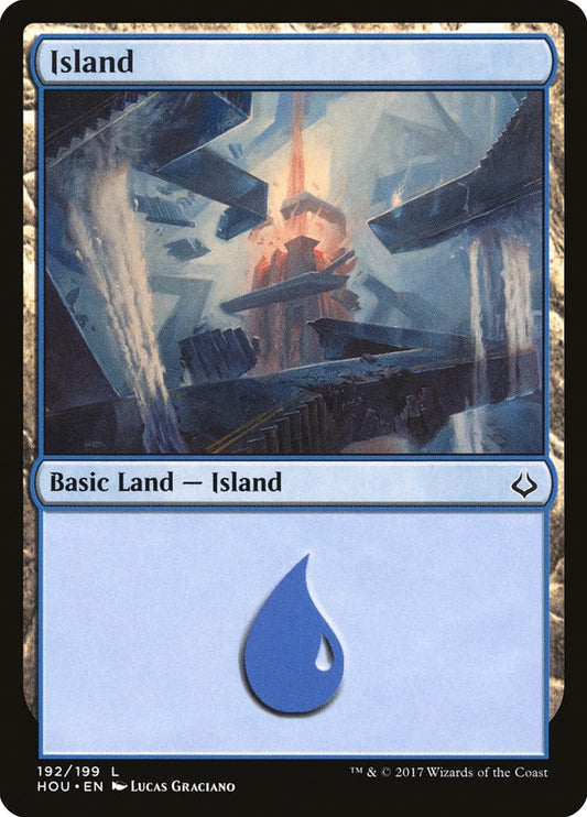 Island (192) [Hour of Devastation] [Foil]