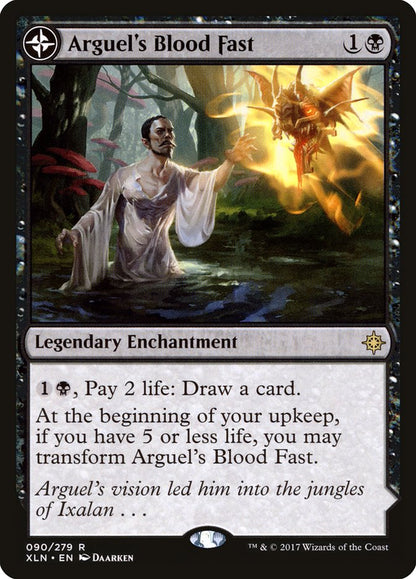 Arguel's Blood Fast // Temple of Aclazotz [Ixalan] [Foil]