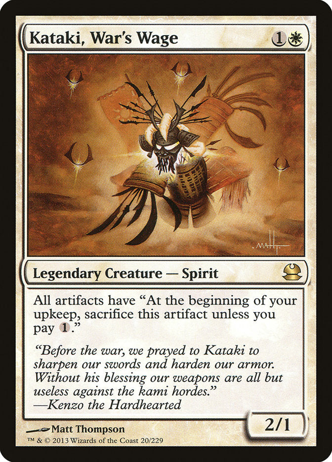 Kataki, War's Wage [Modern Masters] [Foil]