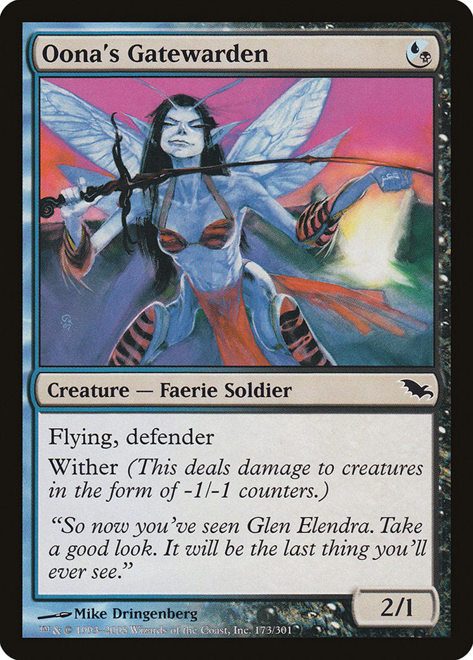 Oona's Gatewarden [Shadowmoor] [Foil]