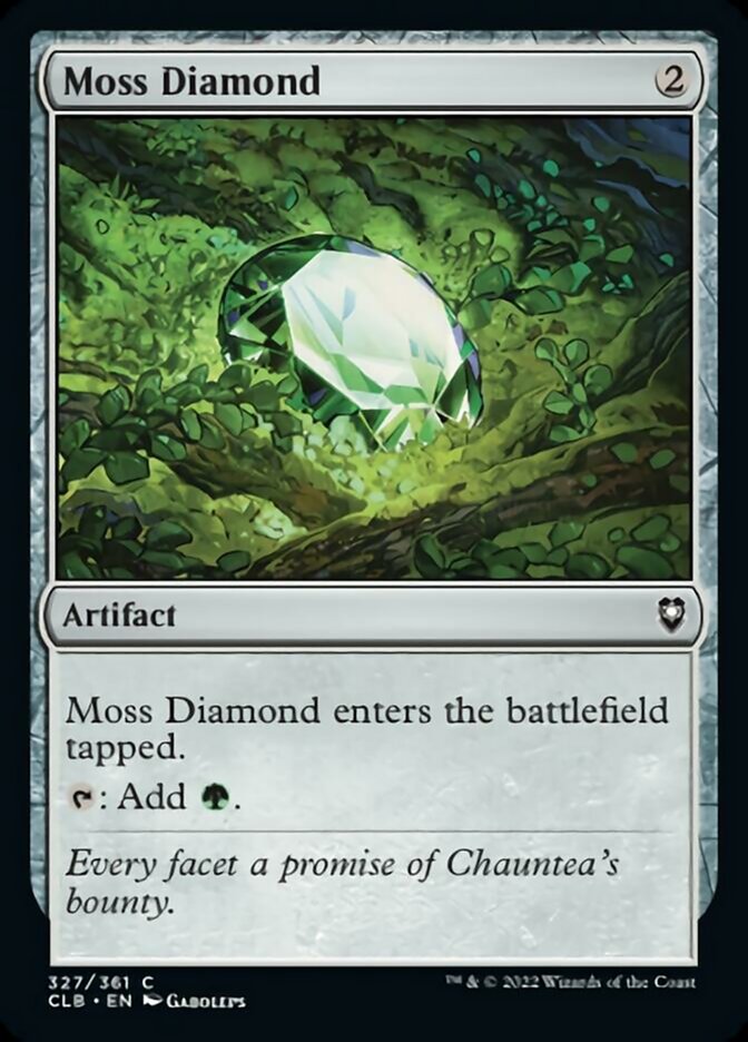 Moss Diamond [Commander Legends: Battle for Baldur's Gate] [Foil]