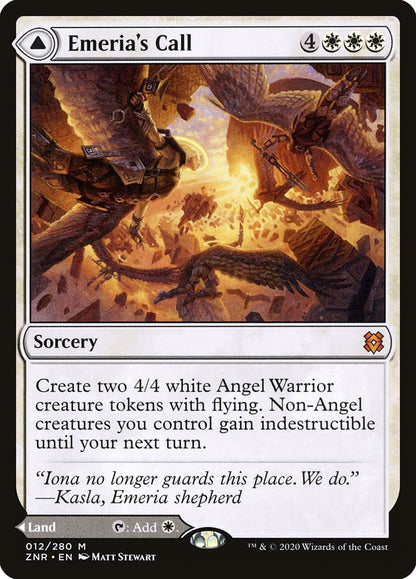 Emeria's Call // Emeria, Shattered Skyclave [Zendikar Rising] [Foil]