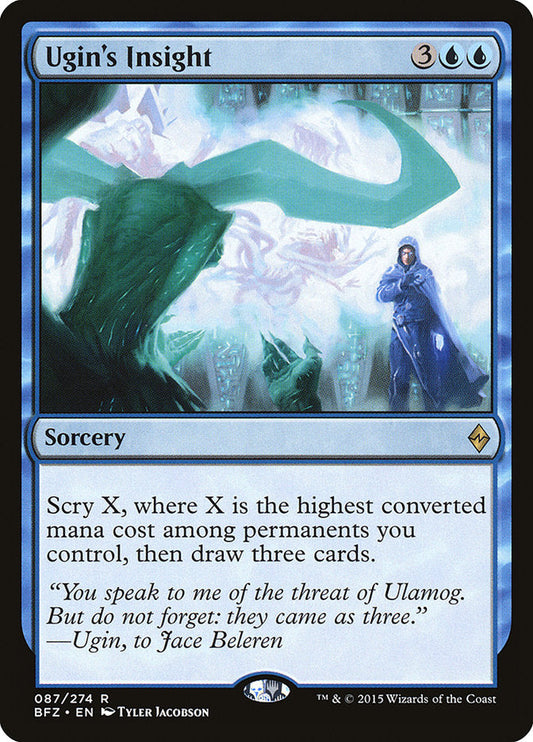 Ugin's Insight [Battle for Zendikar] [Foil]