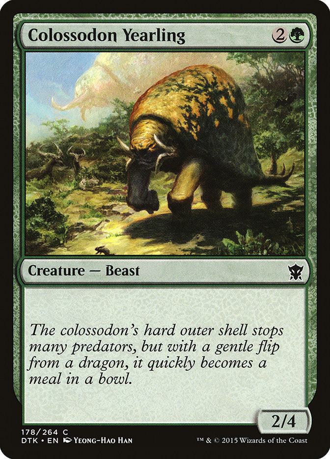 Colossodon Yearling [Dragons of Tarkir] [Foil]