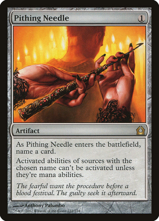 Pithing Needle [Return to Ravnica] [Foil]