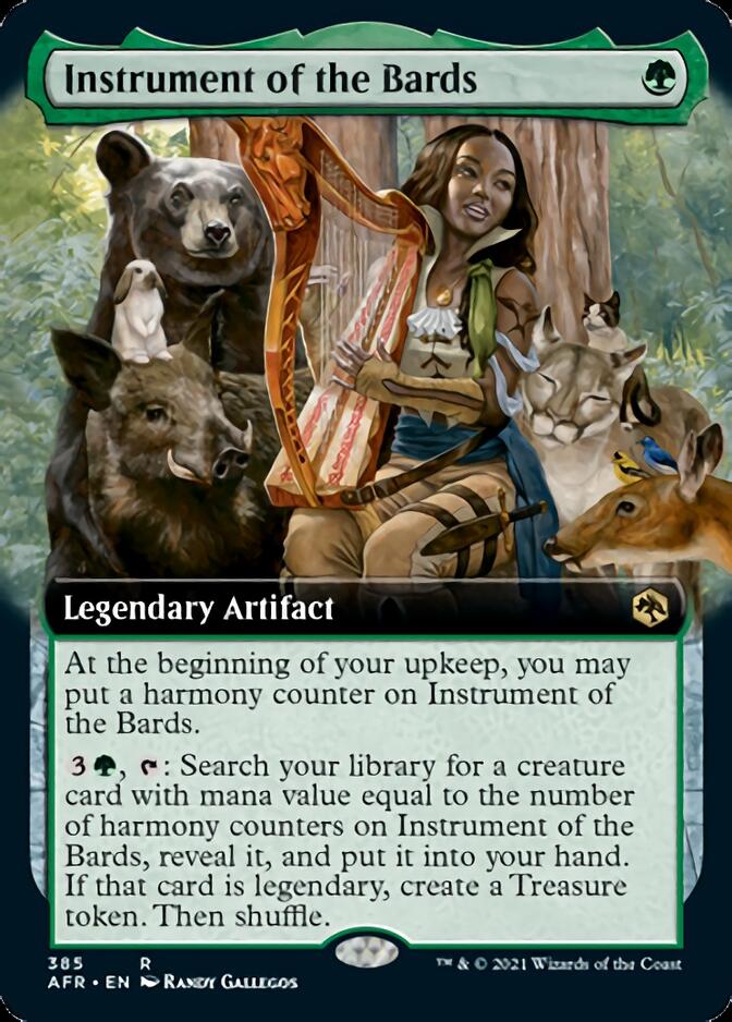 Instrument of the Bards (Extended Art) [Dungeons & Dragons: Adventures in the Forgotten Realms] [Foil]