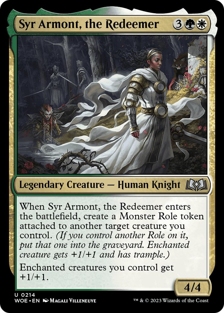 Syr Armont, the Redeemer [Wilds of Eldraine] [Foil]