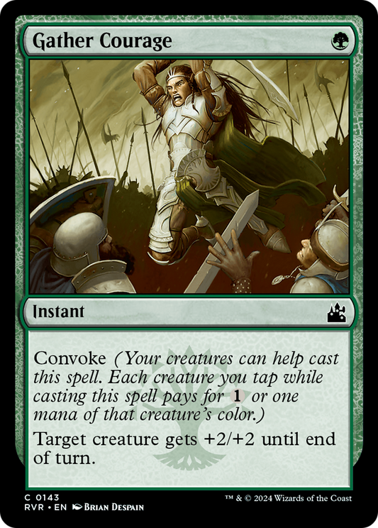 Gather Courage [Ravnica Remastered] [Foil]