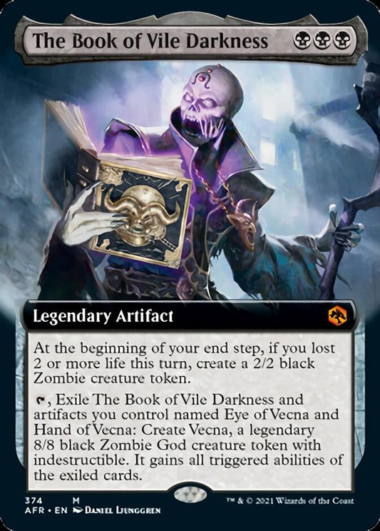 The Book of Vile Darkness (Extended Art) [Dungeons & Dragons: Adventures in the Forgotten Realms] [Foil]