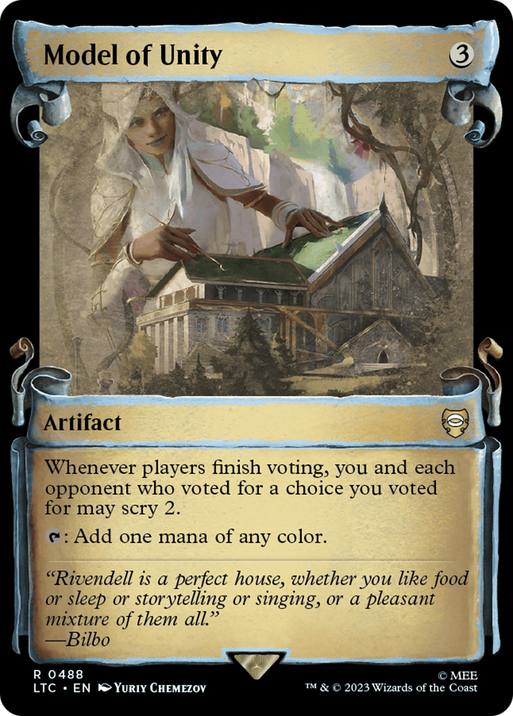 Model of Unity [The Lord of the Rings: Tales of Middle-Earth Commander Showcase Scrolls] [Foil]