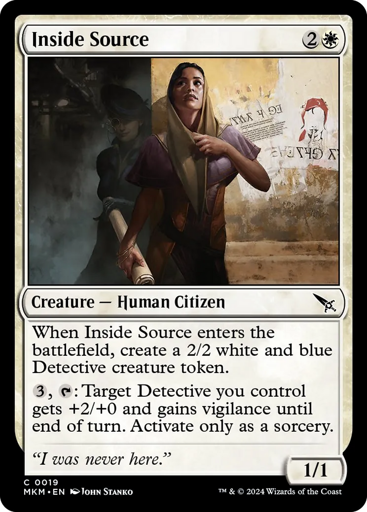 Inside Source [Murders at Karlov Manor] [Foil]