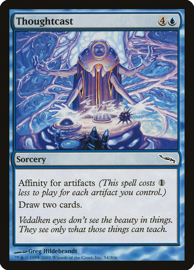 Thoughtcast [Mirrodin] [Foil]