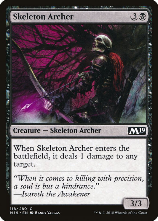 Skeleton Archer [Core Set 2019] [Foil]