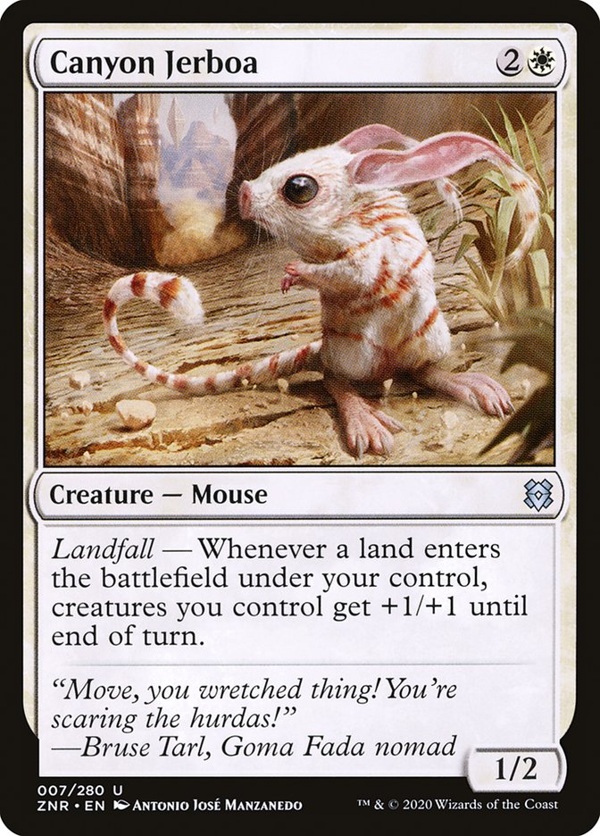 Canyon Jerboa [Zendikar Rising] [Foil]