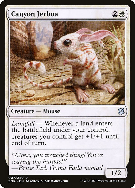 Canyon Jerboa [Zendikar Rising] [Foil]