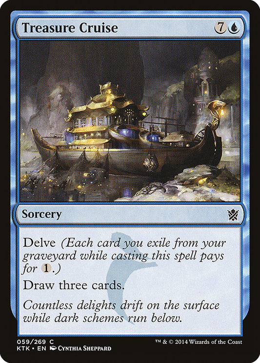 Treasure Cruise [Khans of Tarkir] [Foil]