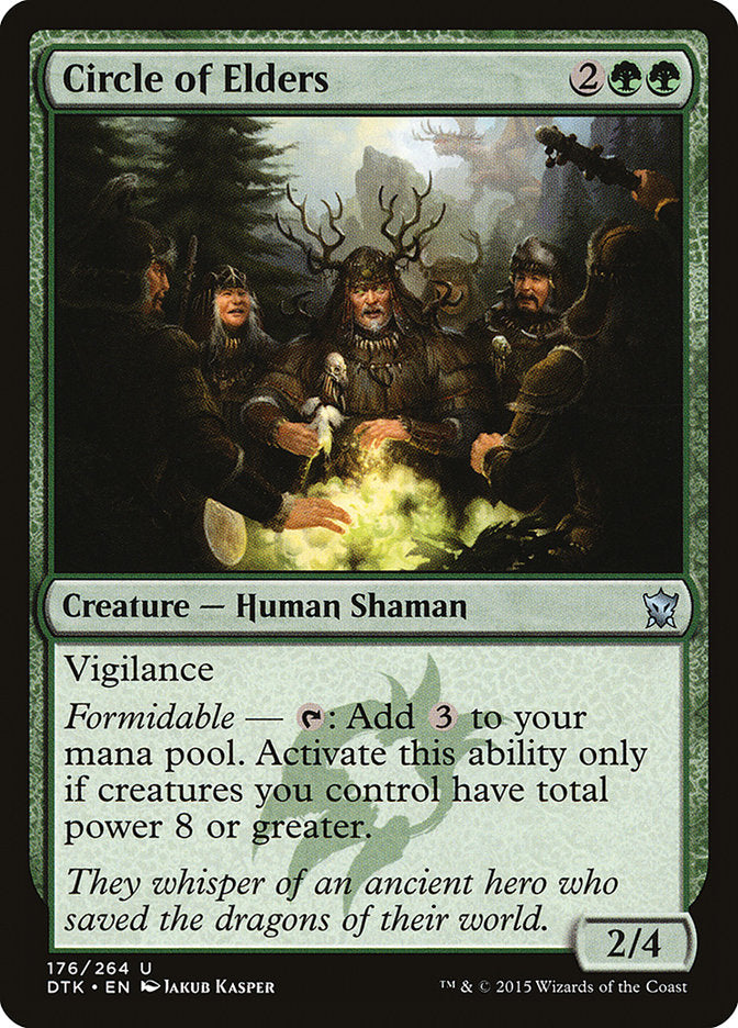Circle of Elders [Dragons of Tarkir] [Foil]
