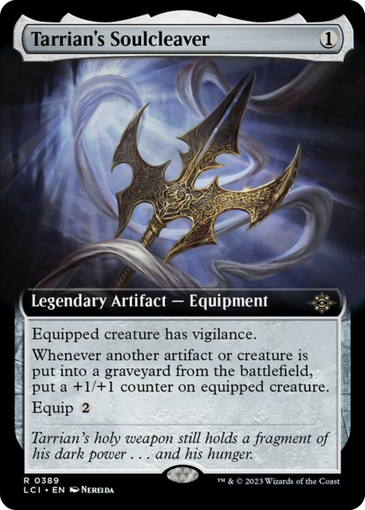 Tarrian's Soulcleaver (Extended Art) [The Lost Caverns of Ixalan] [Foil]