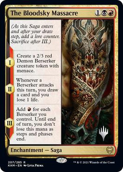 The Bloodsky Massacre (Promo Pack) [Kaldheim Promos] [Foil]