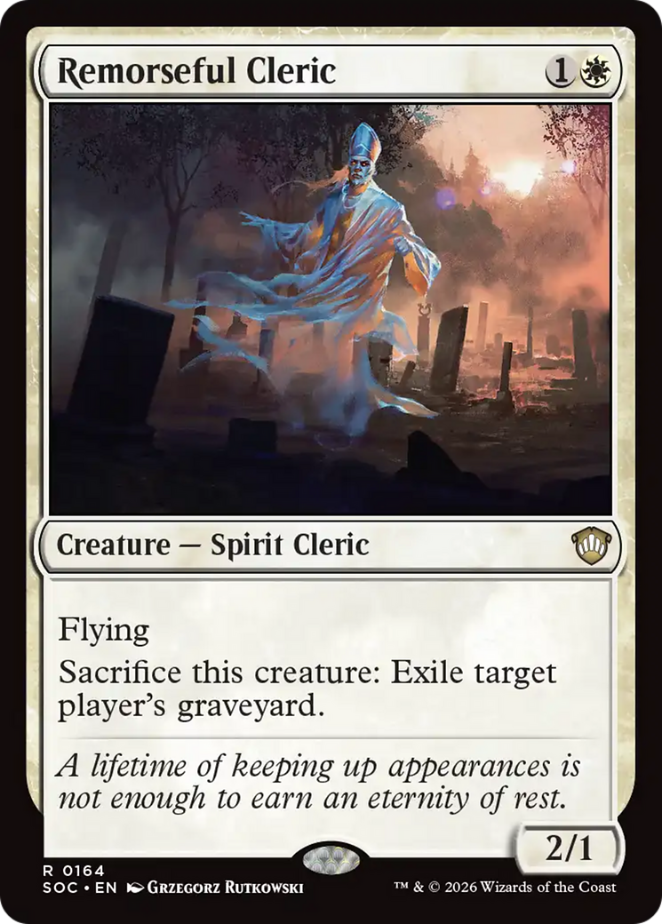 Remorseful Cleric [Secrets of Strixhaven Commander] [Foil]