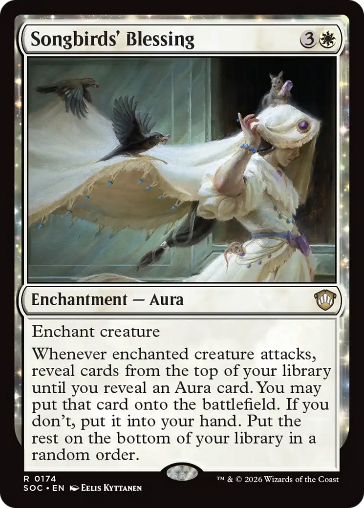Songbirds' Blessing [Secrets of Strixhaven Commander] [Foil]